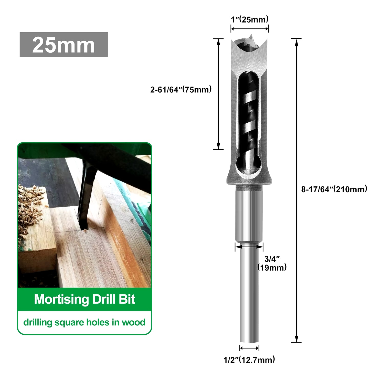 Woodworking Square Drill